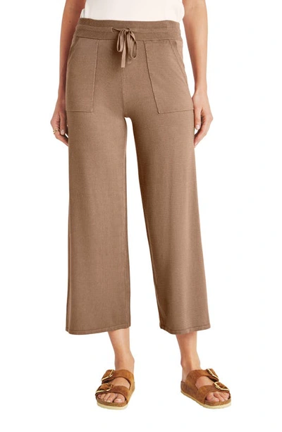 Splendid Veronica Wide Leg Sweater Pants In Macchiato