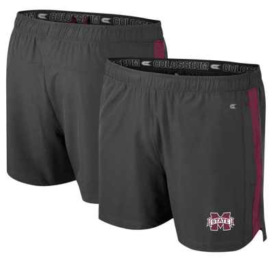 Colosseum Charcoal Mississippi State Bulldogs Langmore Shorts