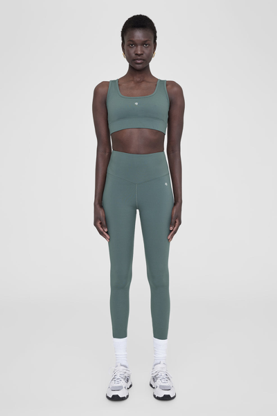 Anine Bing Blake Legging In Dark Sage In Green