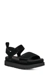 Ugg Goldenstar Platform Sandal In Black