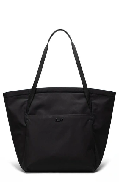 Herschel Supply Co. Logo Patch Tote Bag In Black