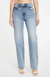 Daze Sun High Waist Dad Jeans In Blue