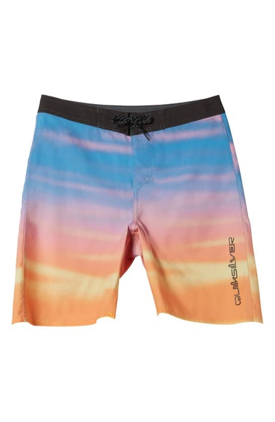 Quiksilver Kids' Everyday Fade Board Shorts In Monaco Blue