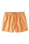 Billabong Kids' All Day Layback Swim Trunks In Melon