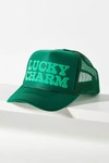 Ascot + Hart Lucky Charm Trucker Hat In Green