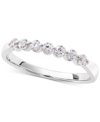 Macy's Diamond Seven Stone Band (1/4 Ct. T.w.) In 14k White Gold In White Gold
