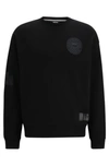 HUGO BOSS BOSS X NFL COTTON-TERRY SWEATSHIRT WITH SPECIAL PATCHES