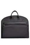 Hugo Boss Garment Bag In Structured Nylon With Shoulder Strap In Black