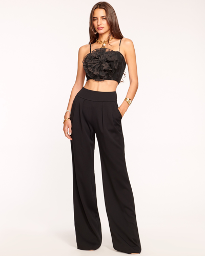 Ramy Brook Ava Wide Leg Pant In Black