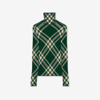 BURBERRY BURBERRY CHECK WOOL BLEND SWEATER