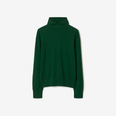 Burberry Wool Hoodie In Ivy