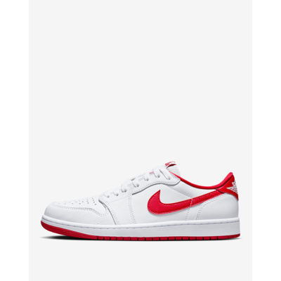 Nike Air Jordan 1 Retro Low Og White/university Red-white Cz0790-161 Men's