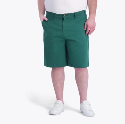 Nautica Classic-fit 8.5" Stretch Chino Flat-front Deck Short In Green