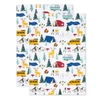 MU KITCHEN DESIGNER COTTON DISH TOWEL, SET OF 2, CAMPING