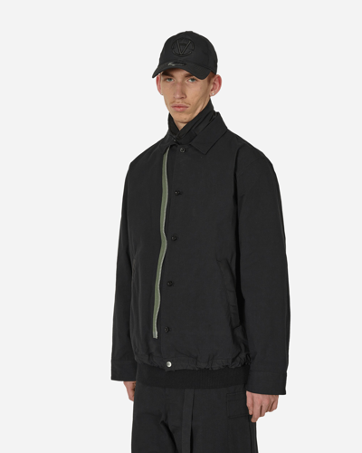 Sacai Rip Stop Jacket In Black