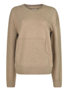 Maison Margiela Woman Melange Cappuccino Wool Blend Sweater In 119m