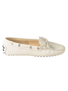 Tod's Woman Loafers Off White Size 7.5 Soft Leather In Altraversione
