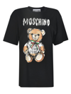 Moschino Cotton Jersey Logo T-shirt In Black