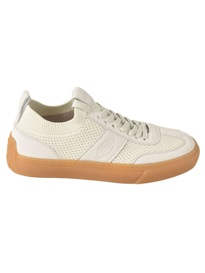 Tod's Casual Logo Sided Sneakers In Blanco