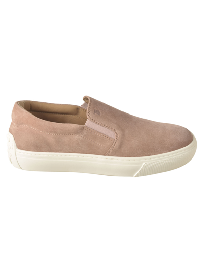 Tod's Slip-on Cassetta Sneakers In Cipria