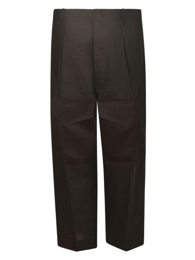 Setchu Cropped Trousers In Black