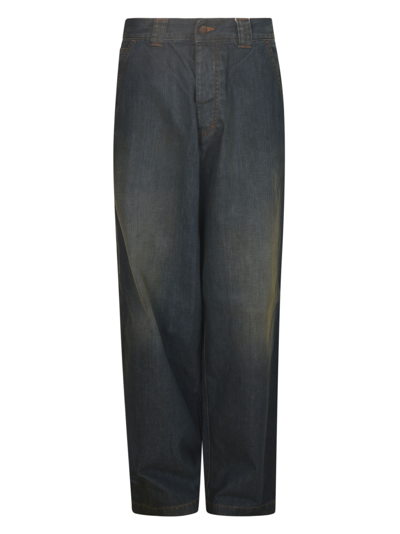 Maison Margiela Straight Buttoned Jeans In 961