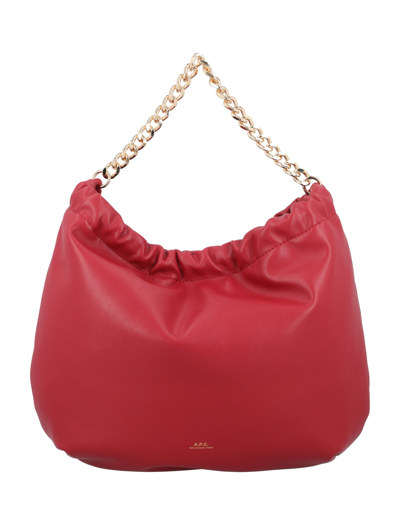 Apc Sac Ninon Chaine In Burgundy