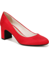 Lifestride Taylor Pump In Fire Red Microfiber