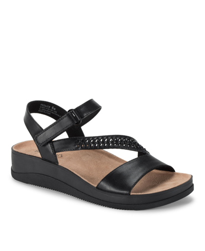 Baretraps Women's Frolick Asymmetrical Wedge Sandals In Black