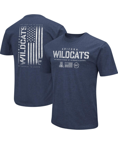 Colosseum Navy Arizona Wildcats Oht Military Appreciation Flag 2.0 T-shirt