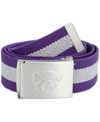 EAGLES WINGS MEN'S KANSAS STATE WILDCATS FABRIC BELT