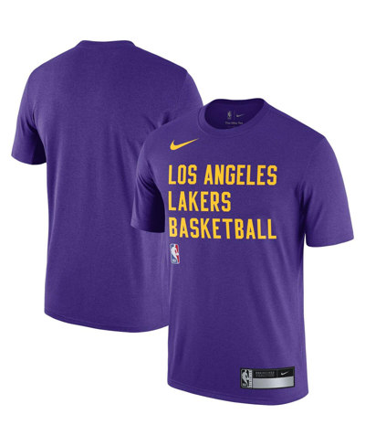 Nike Men's  Purple Los Angeles Lakers 2023/24 Sideline Legend Performance Practice T-shirt