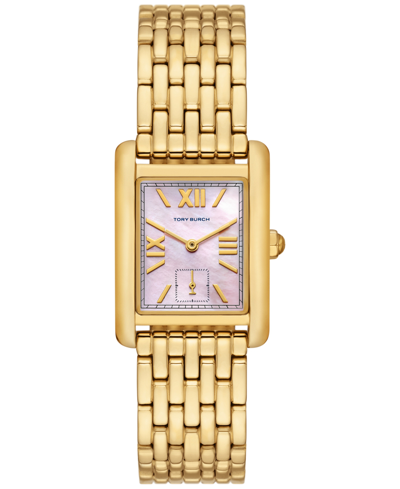 Tory Burch Women's The Eleanor Gold-tone Stainless Steel Bracelet Watch 25mm