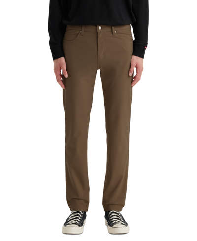 Levi's Men's 511 Slim-fit Flex-tech Pants Macy's Exclusive In Brown Walnut