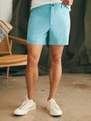 Faherty Belt Loop All Day Shorts (5") In Turquoise Sky