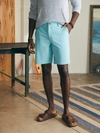 Faherty Belt Loop All Day Shorts (9") In Turquoise Sky