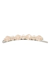 SIMONE ROCHA LITTLE FLOWER BEADED HAIR CLIP