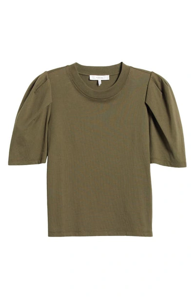 Frame Draped Femme Short-sleeve Tee In Fatigue