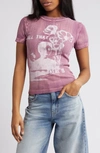 Bdg Urban Outfitters All That There Is Graphic Baby Tee In Pink