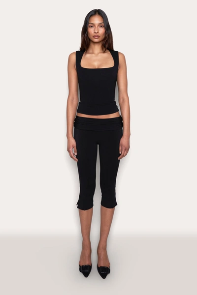 Danielle Guizio Ny Full Length Celestial Top In Black