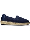 Cole Haan Cloudfeel Womens Leather Trim Slip On Espadrilles In Multi