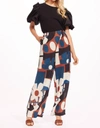 Eva Franco Arten Pant In Shasta Daisy In Multi
