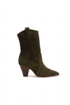 SCHUTZ MACKIE BOOT IN MILITARY GREEN