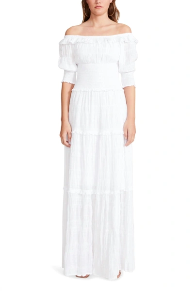 Bb Dakota Peasantries Dress In Optic White