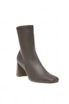 Steve Madden Women's Harli Square-toe Stretch Sock Booties In Grey