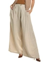 MADEWELL PLEATED LINEN-BLEND SUPERWIDE LEG PANT