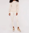APRICOT EMBELLISHED PEARL SWEATER IN BEIGE