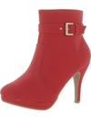 TRENDSUP COLLECTION GEORGE 15 WOMENS ROUND TOE HEEL ANKLE BOOTS