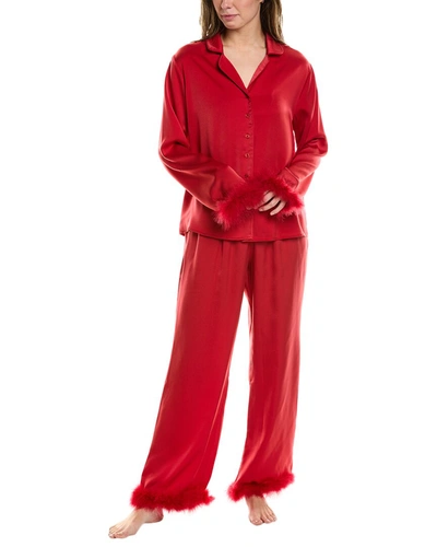 Rachel Parcell 2pc Pajama Set In Red