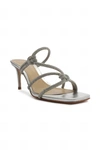 SCHUTZ LAURYN SANDAL IN CRISTAL FORRO